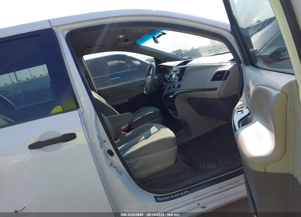2013 TOYOTA SIENNA L V6 7 PASSENGER VIN: 5TDZK3DC7DS292711