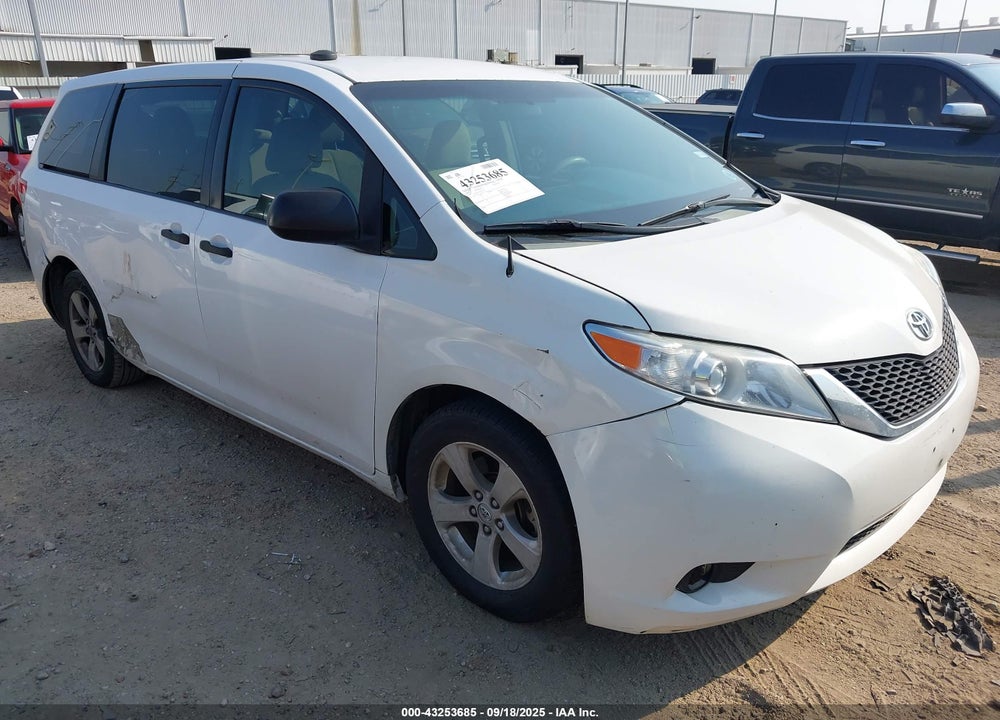 2013 TOYOTA SIENNA L V6 7 PASSENGER VIN: 5TDZK3DC7DS292711