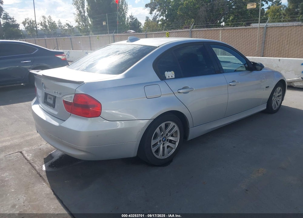 2007 BMW 3 SERIES VIN: WBAVC53547FZ80497