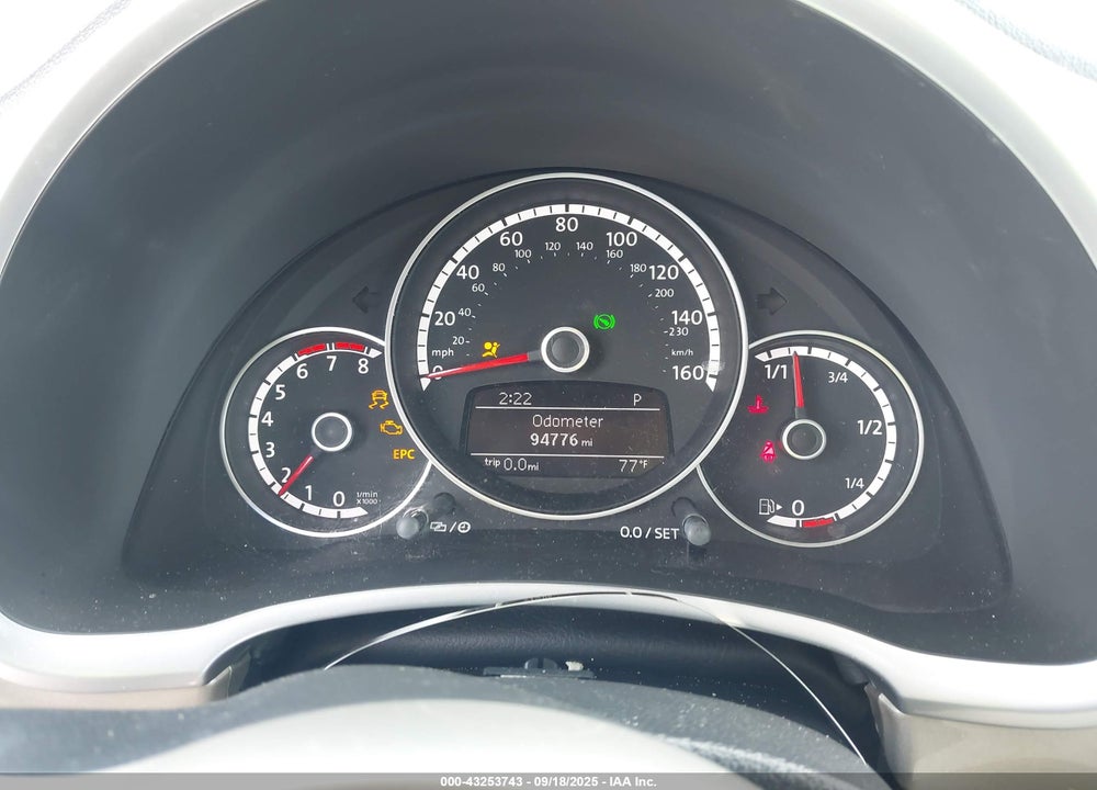 2016 VOLKSWAGEN BEETLE VIN: 3VW507AT8GM804705