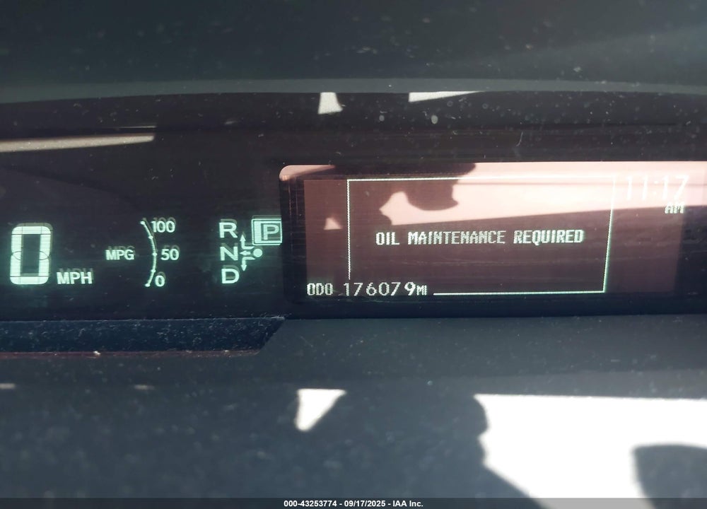 2011 TOYOTA PRIUS FIVE VIN: JTDKN3DUXB5337144