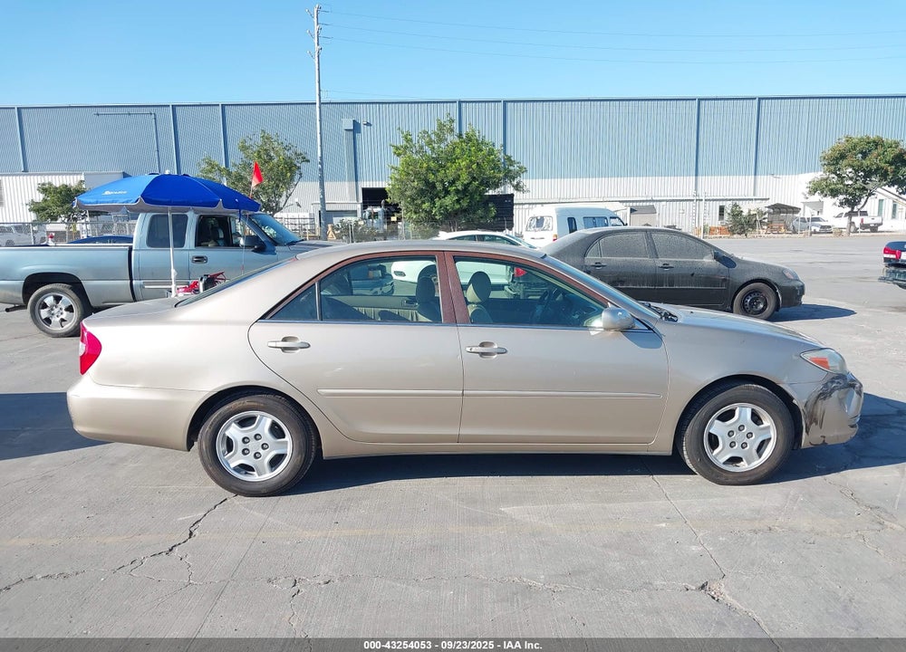 2002 TOYOTA CAMRY LE VIN: JTDBE32KX20079397