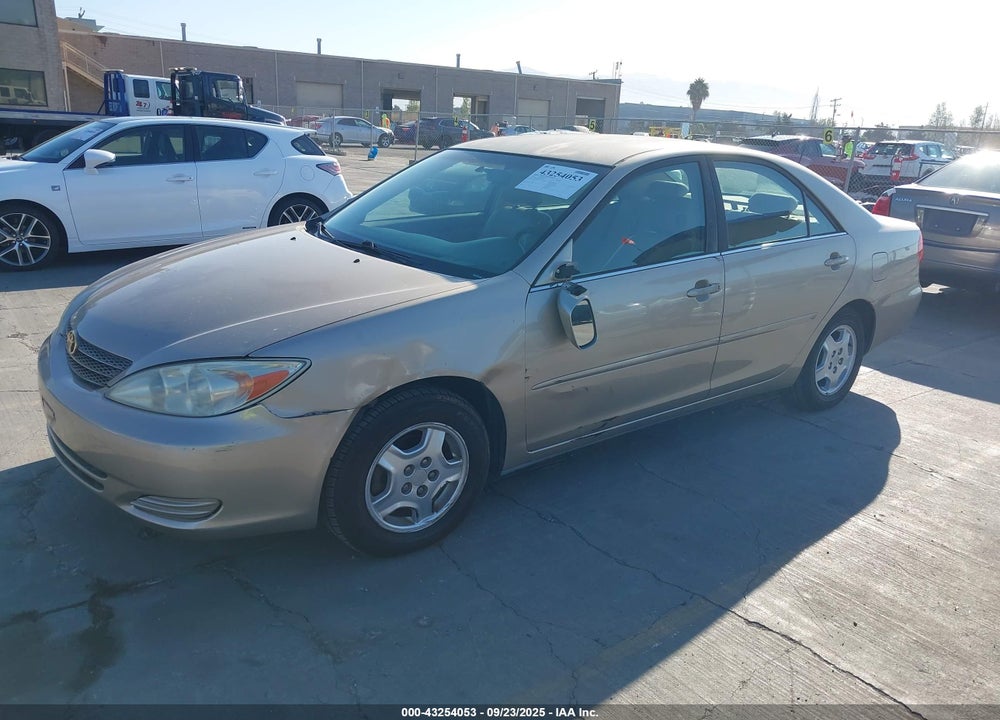 2002 TOYOTA CAMRY LE VIN: JTDBE32KX20079397