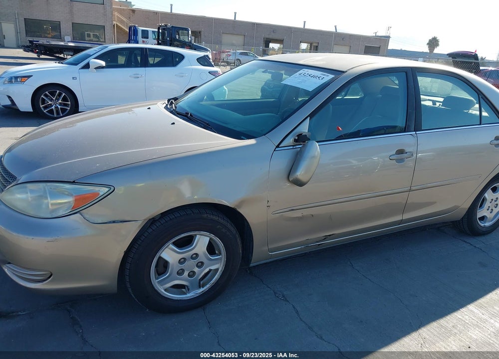 2002 TOYOTA CAMRY LE VIN: JTDBE32KX20079397