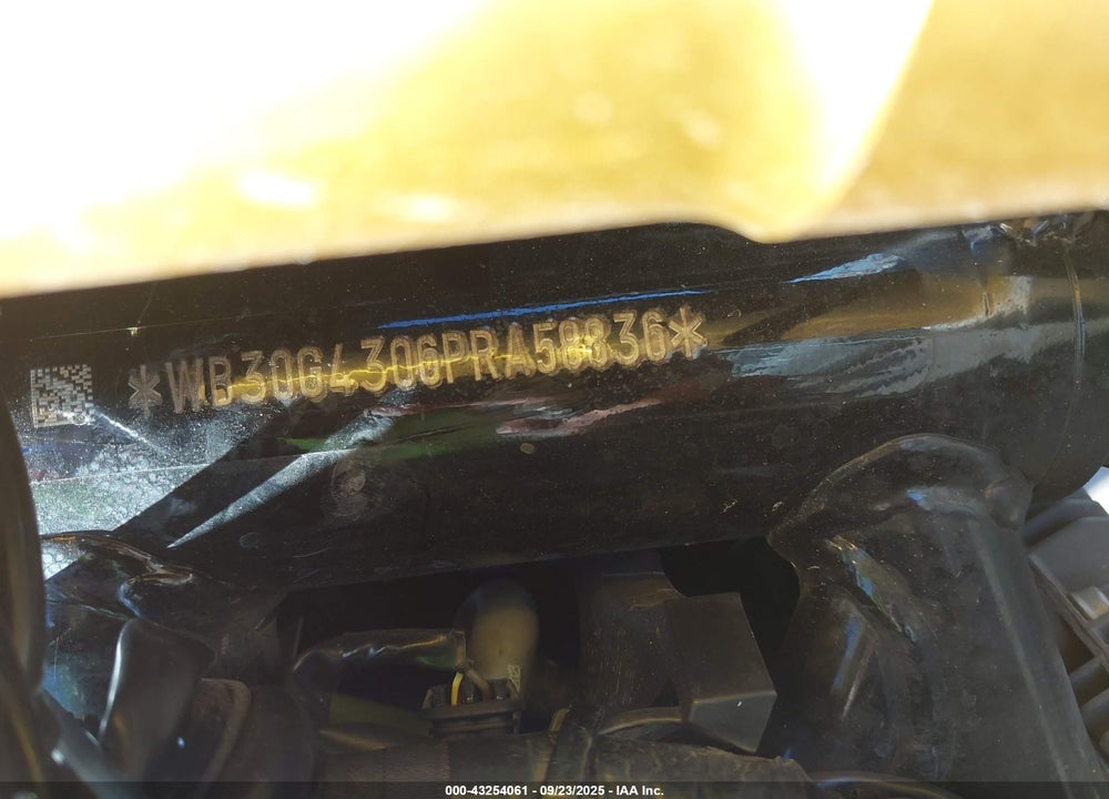 2023 BMW G310 R VIN: WB30G4306PRA58836