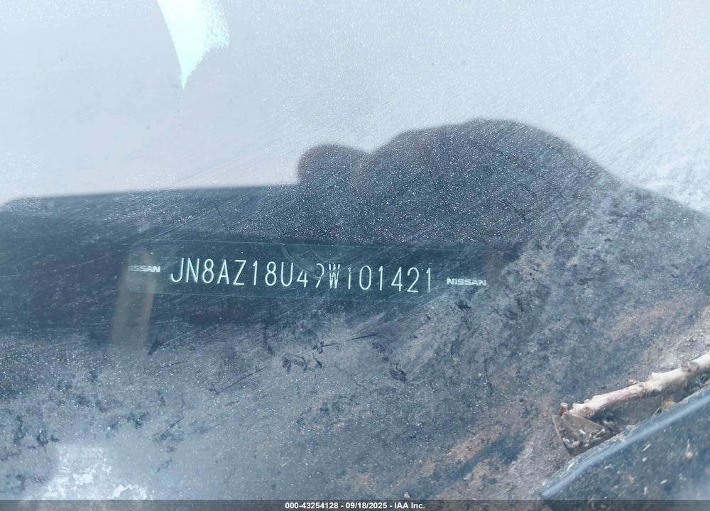 2009 NISSAN MURANO VIN: JN8AZ18U49W101421