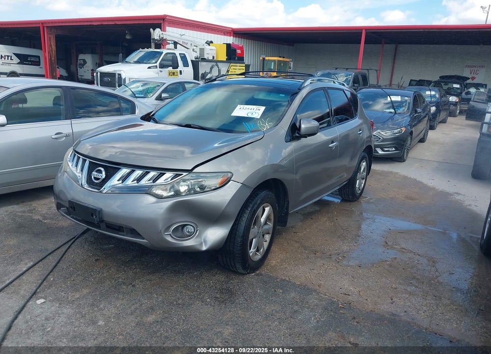 2009 NISSAN MURANO VIN: JN8AZ18U49W101421