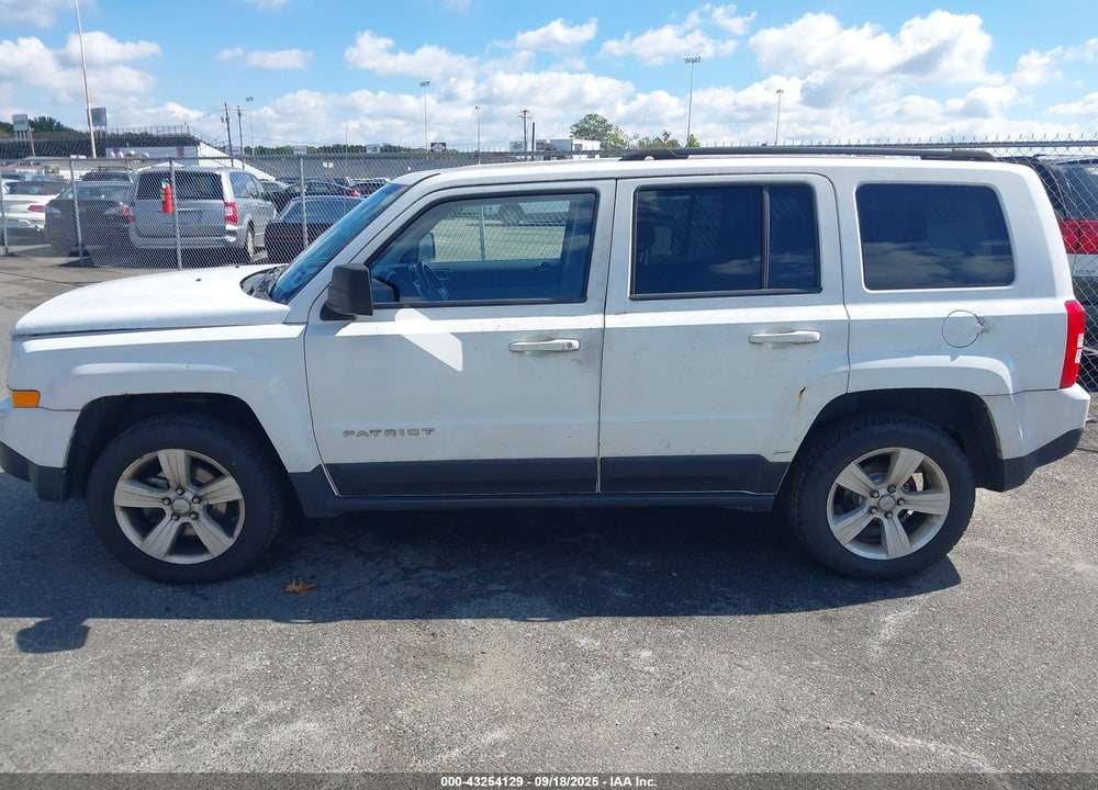 2012 JEEP PATRIOT LATITUDE VIN: 1C4NJRFB1CD589296