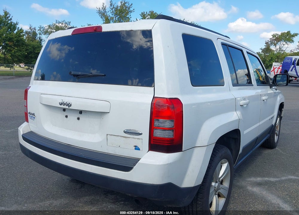 2012 JEEP PATRIOT LATITUDE VIN: 1C4NJRFB1CD589296