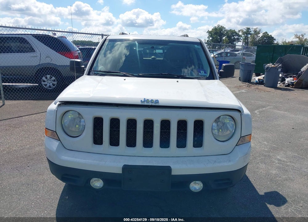2012 JEEP PATRIOT LATITUDE VIN: 1C4NJRFB1CD589296