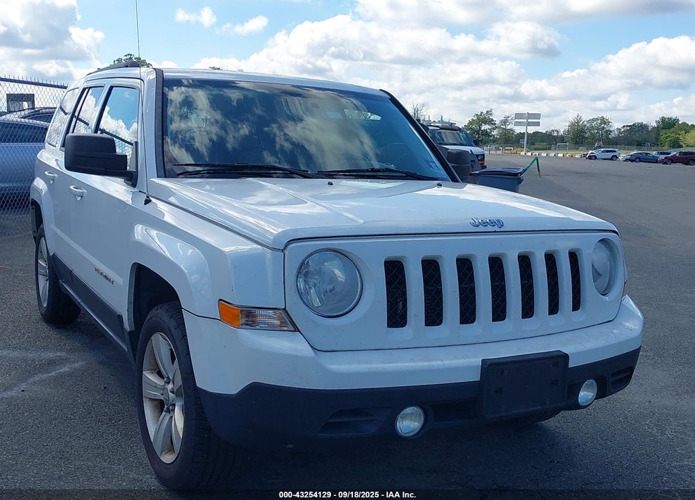 2012 JEEP PATRIOT LATITUDE VIN: 1C4NJRFB1CD589296