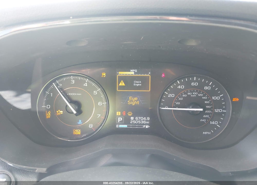 2019 SUBARU CROSSTREK 2.0I VIN: JF2GTABC4K8248681