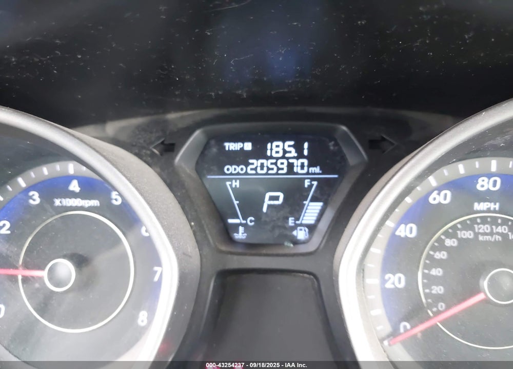 2013 HYUNDAI ELANTRA GLS VIN: KMHDH4AE9DU786497