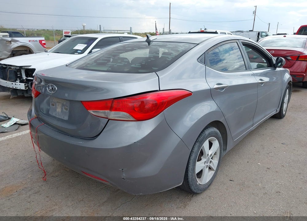 2013 HYUNDAI ELANTRA GLS VIN: KMHDH4AE9DU786497