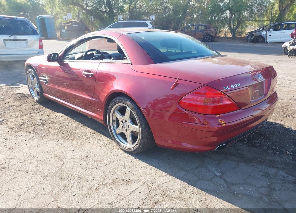 2003 MERCEDES-BENZ SL 500 VIN: WDBSK75F43F018526