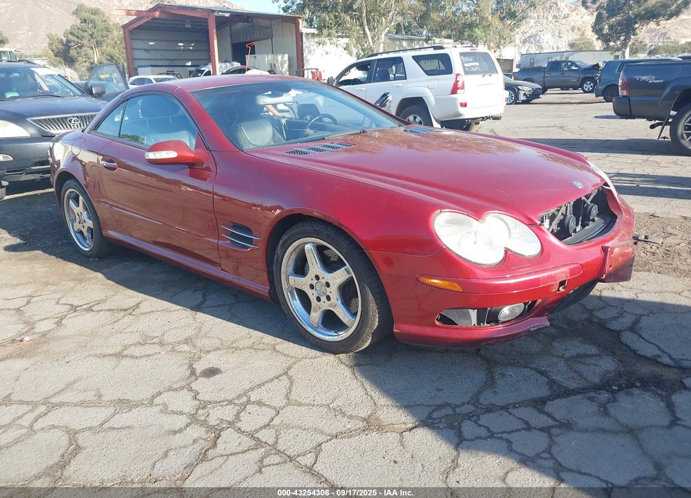 2003 MERCEDES-BENZ SL 500 VIN: WDBSK75F43F018526
