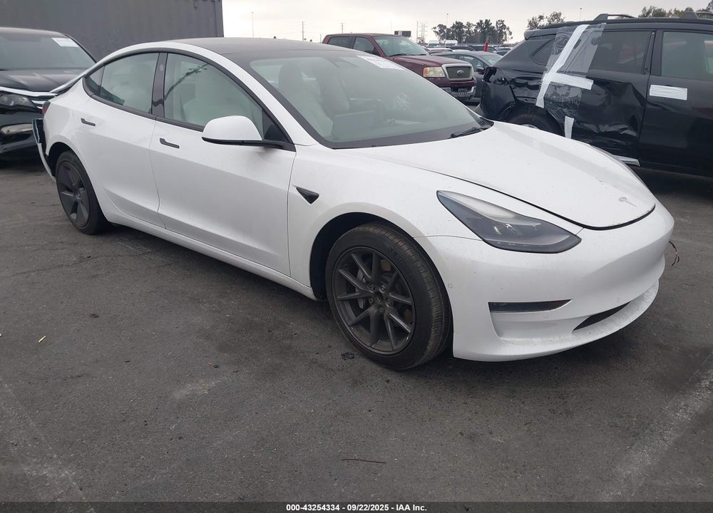 2022 TESLA MODEL 3 REAR-WHEEL DRIVE VIN: 5YJ3E1EA8NF204527