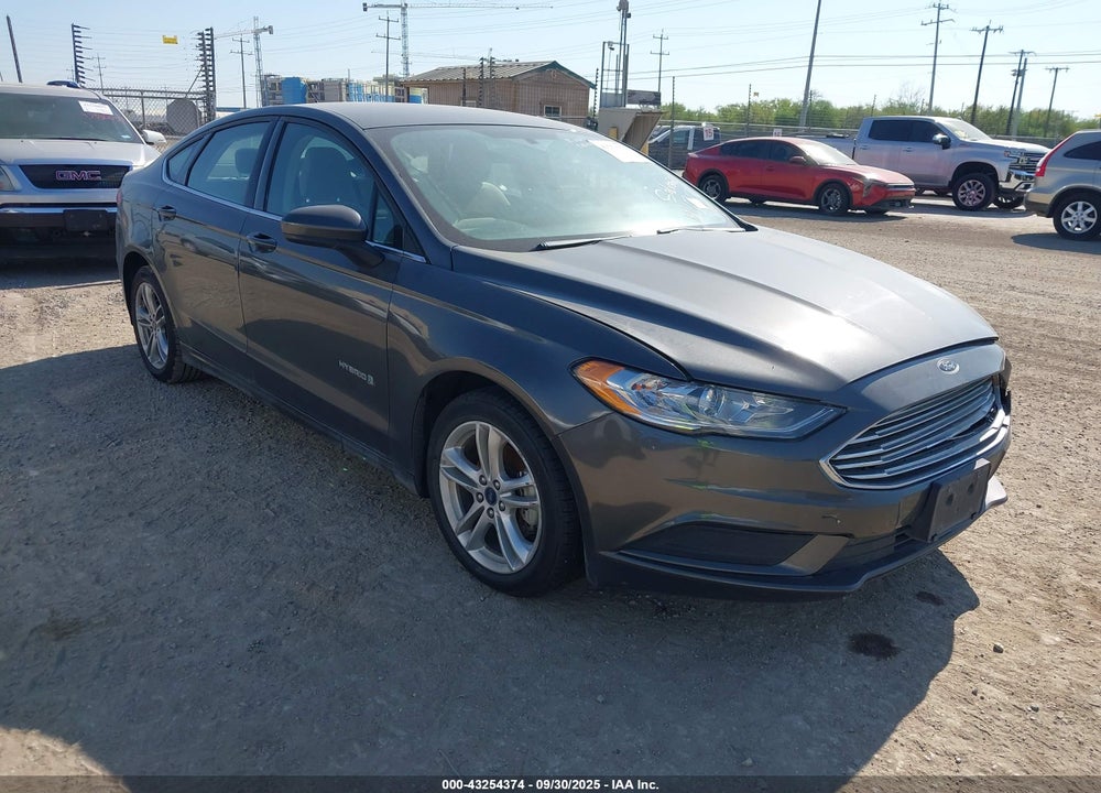 2018 FORD FUSION HYBRID S VIN: 3FA6P0UU8JR286853