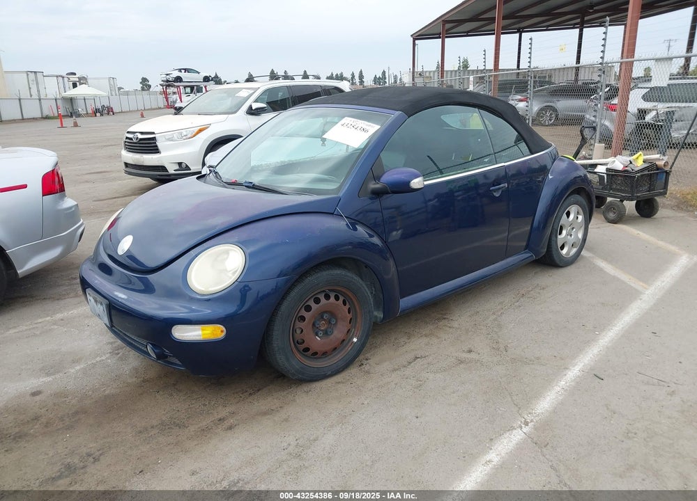 2003 VOLKSWAGEN NEW BEETLE GLS VIN: 3VWCK21Y03M313393