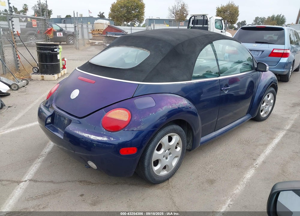 2003 VOLKSWAGEN NEW BEETLE GLS VIN: 3VWCK21Y03M313393