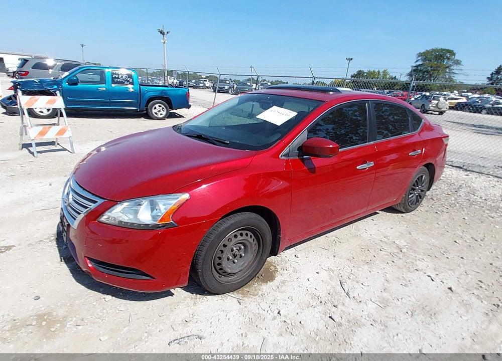 2013 NISSAN SENTRA SV VIN: 3N1AB7AP1DL763398