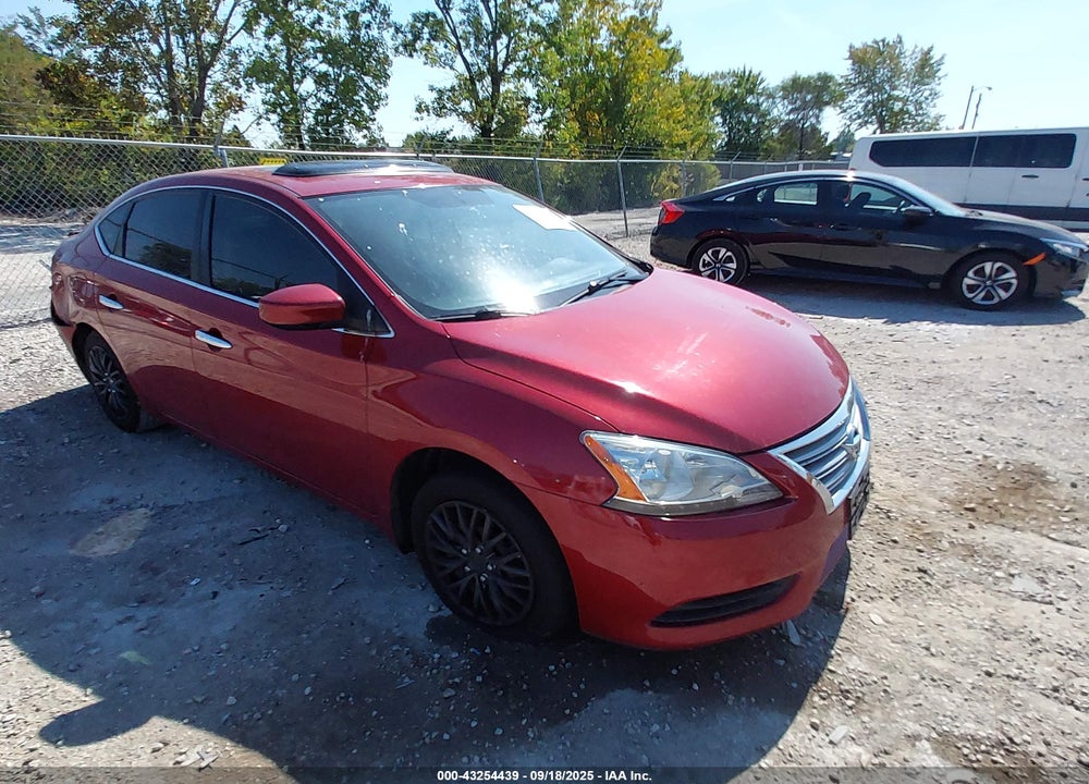2013 NISSAN SENTRA SV VIN: 3N1AB7AP1DL763398