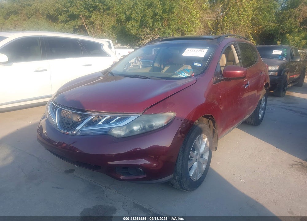 2011 NISSAN MURANO SV VIN: JN8AZ1MU3BW064423