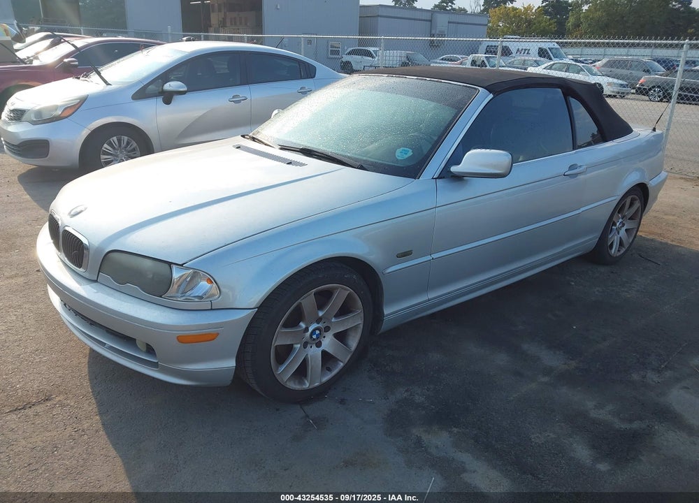 2002 BMW 325CI VIN: WBABS33412PG82495