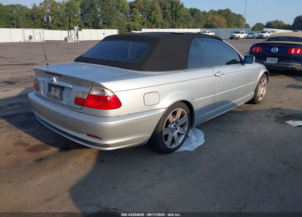 2002 BMW 325CI VIN: WBABS33412PG82495