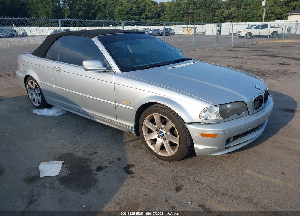 2002 BMW 325CI VIN: WBABS33412PG82495