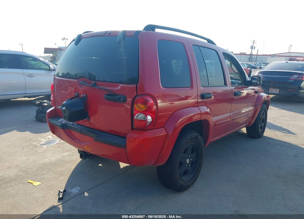 2002 JEEP LIBERTY LIMITED EDITION VIN: 1J4GL58K92W117157