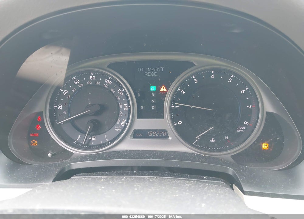 2010 LEXUS IS 250 VIN: JTHCF5C25A5036954