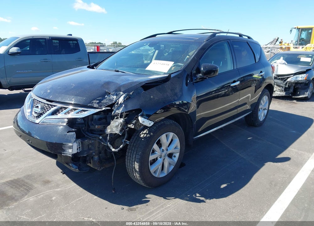 2012 NISSAN MURANO VIN: JN8AZ1MW5CW215524