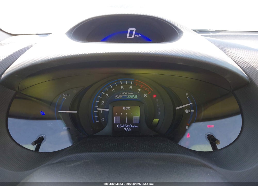 2013 HONDA INSIGHT VIN: JHMZE2H74DS002252