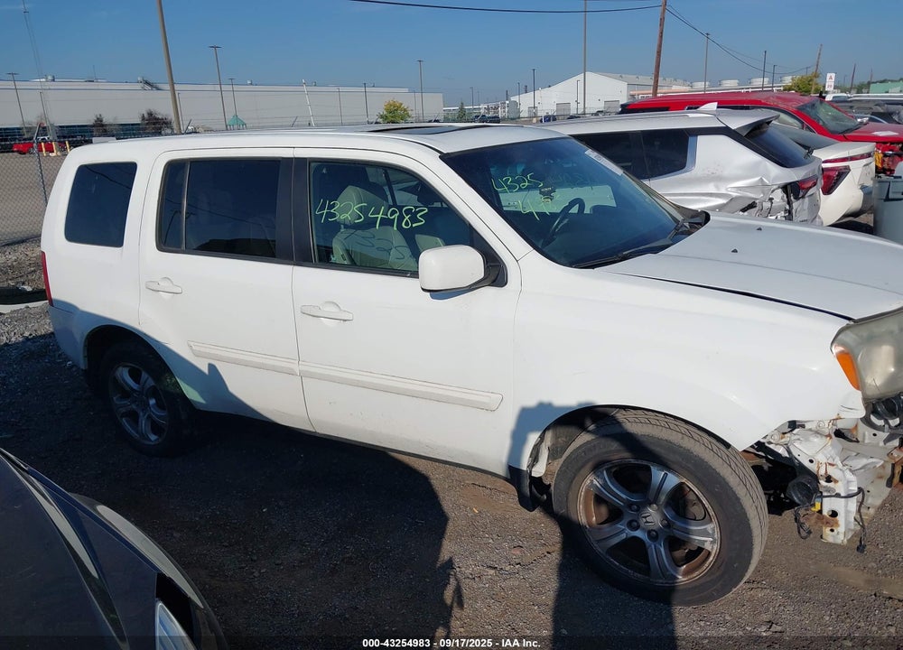 2012 HONDA PILOT EX-L VIN: 5FNYF4H64CB060015