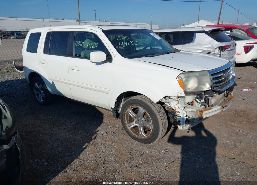2012 HONDA PILOT EX-L VIN: 5FNYF4H64CB060015
