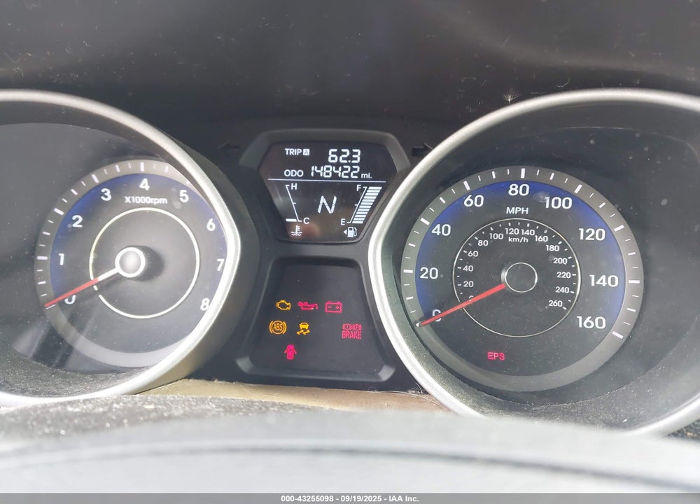 2011 HYUNDAI ELANTRA GLS (ULSAN PLANT) VIN: KMHDH4AE7BU085745