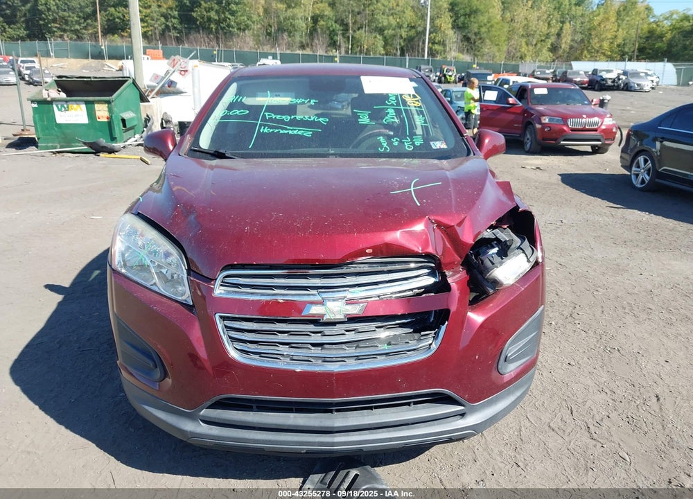 2016 CHEVROLET TRAX VIN: 3GNCJNSB7GL155090