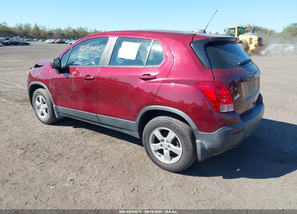 2016 CHEVROLET TRAX VIN: 3GNCJNSB7GL155090