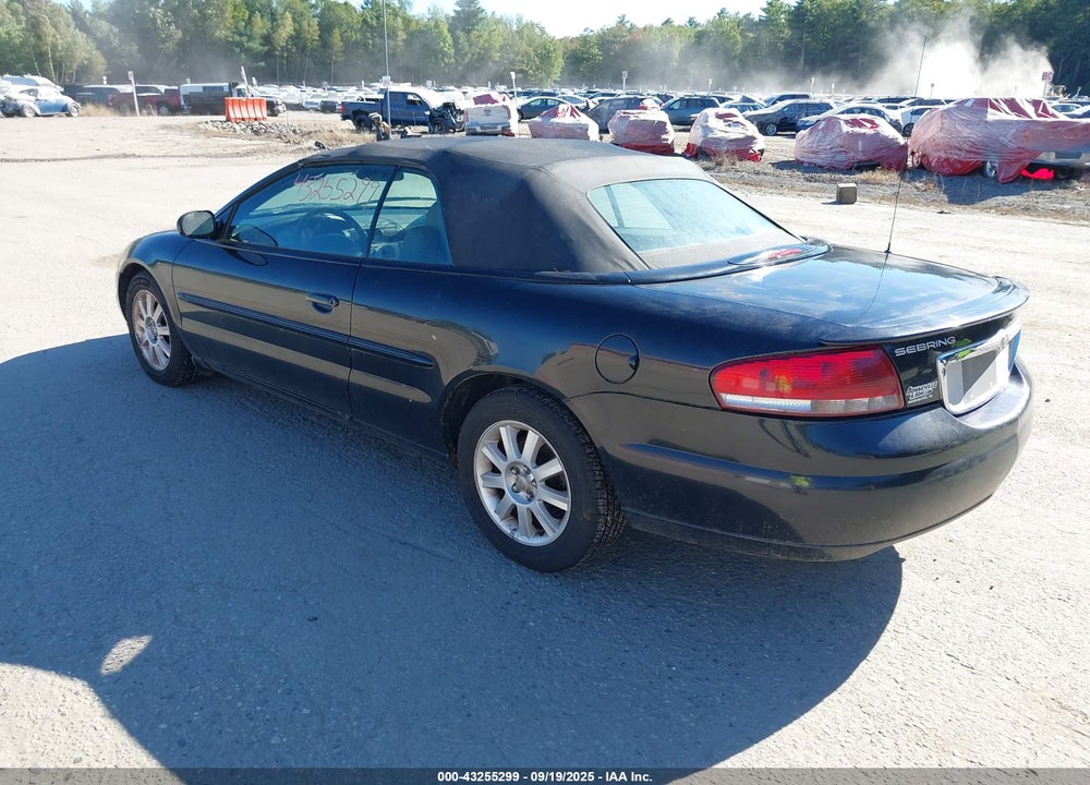 2002 CHRYSLER SEBRING GTC VIN: 1C3EL75R62N323783