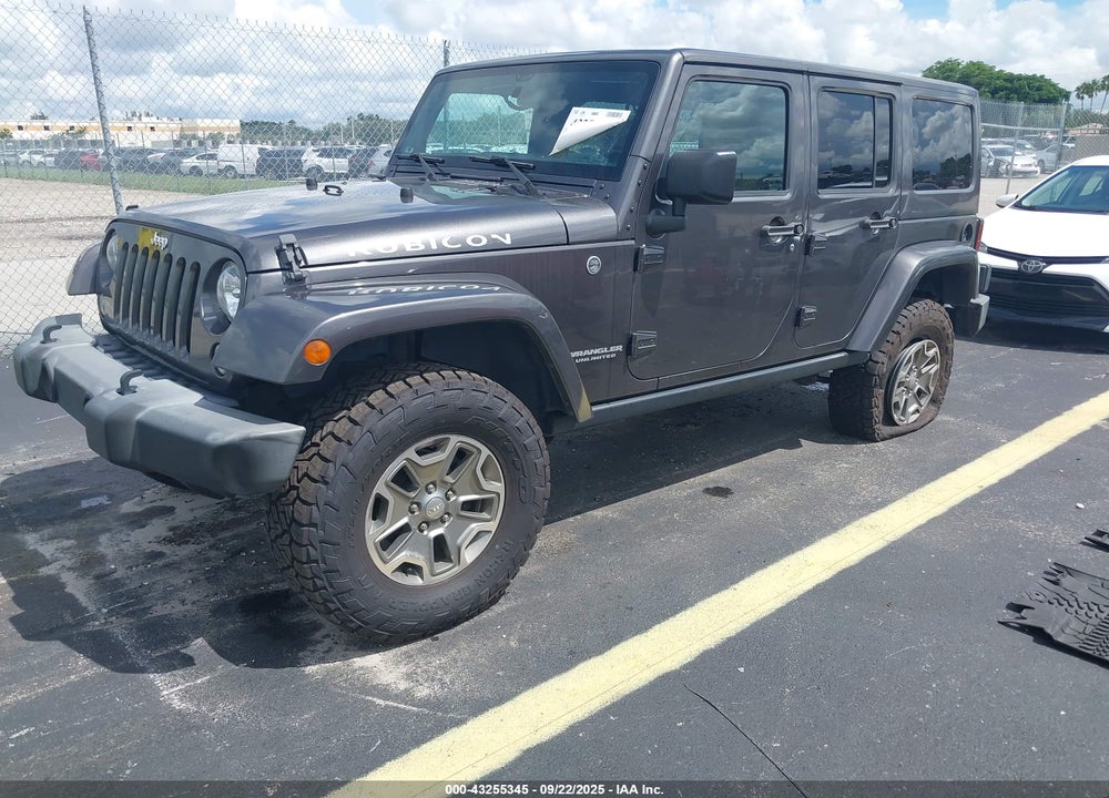 2016 JEEP WRANGLER UNLIMITED RUBICON VIN: 1C4BJWFG2GL174948