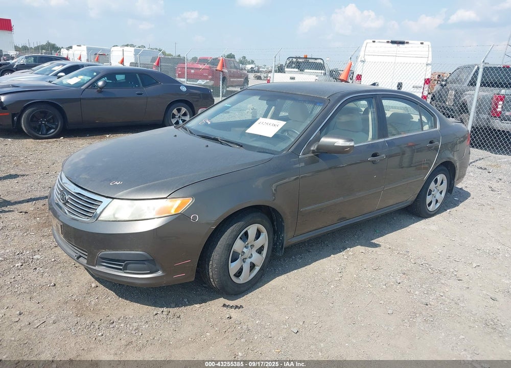 2009 KIA OPTIMA LX VIN: KNAGE228X95292719