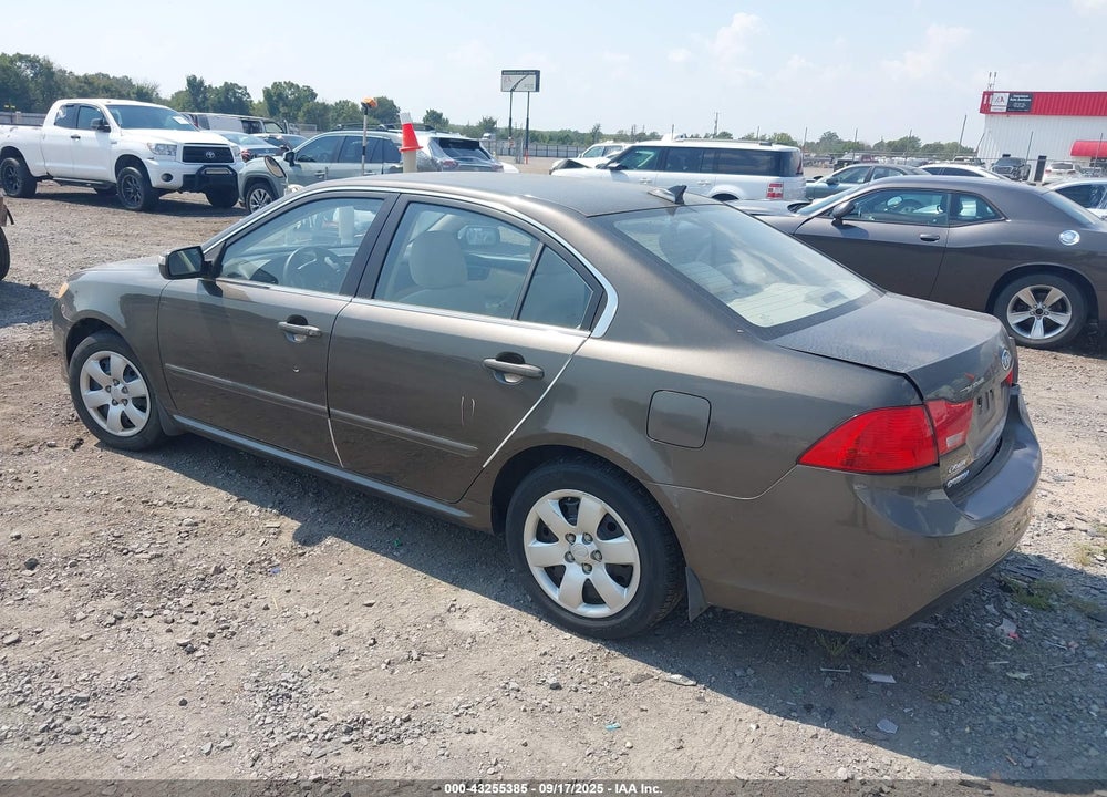 2009 KIA OPTIMA LX VIN: KNAGE228X95292719