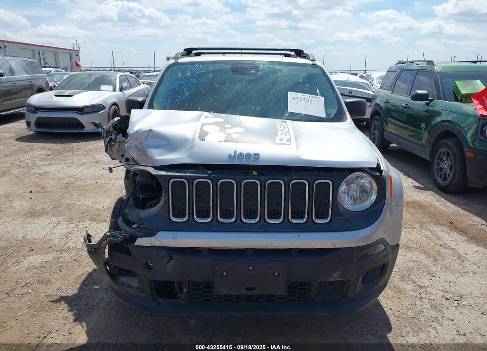 2016 JEEP RENEGADE VIN: ZACCJBAT9GPD60595
