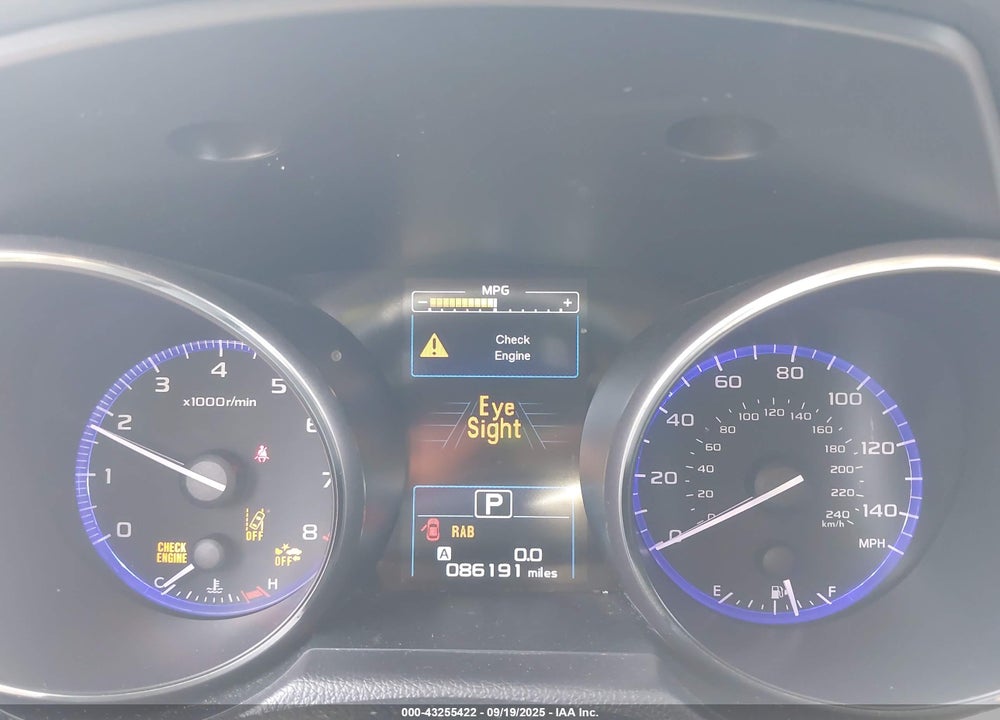 2017 SUBARU OUTBACK 2.5I TOURING VIN: 4S4BSATC6H3243719
