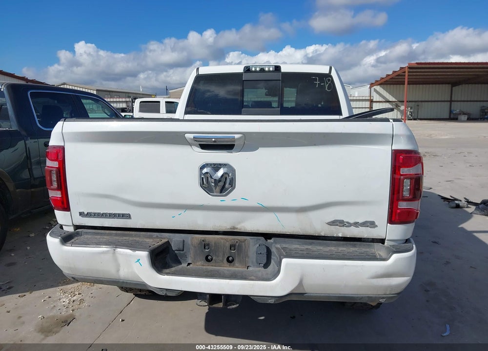 2021 RAM 2500 LAIE  4X4 6'4 BOX VIN: 3C6UR5FL9MG642053
