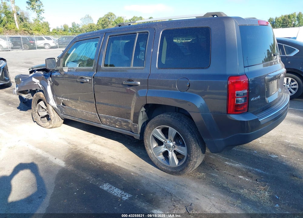 2016 JEEP PATRIOT VIN: 1C4NJRFB3GD639556