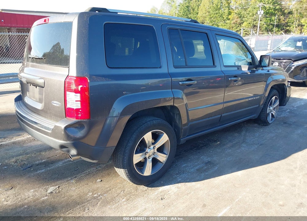 2016 JEEP PATRIOT VIN: 1C4NJRFB3GD639556