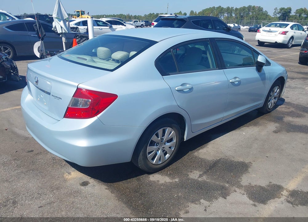 2012 HONDA CIVIC VIN: 2HGFB2F55CH559483