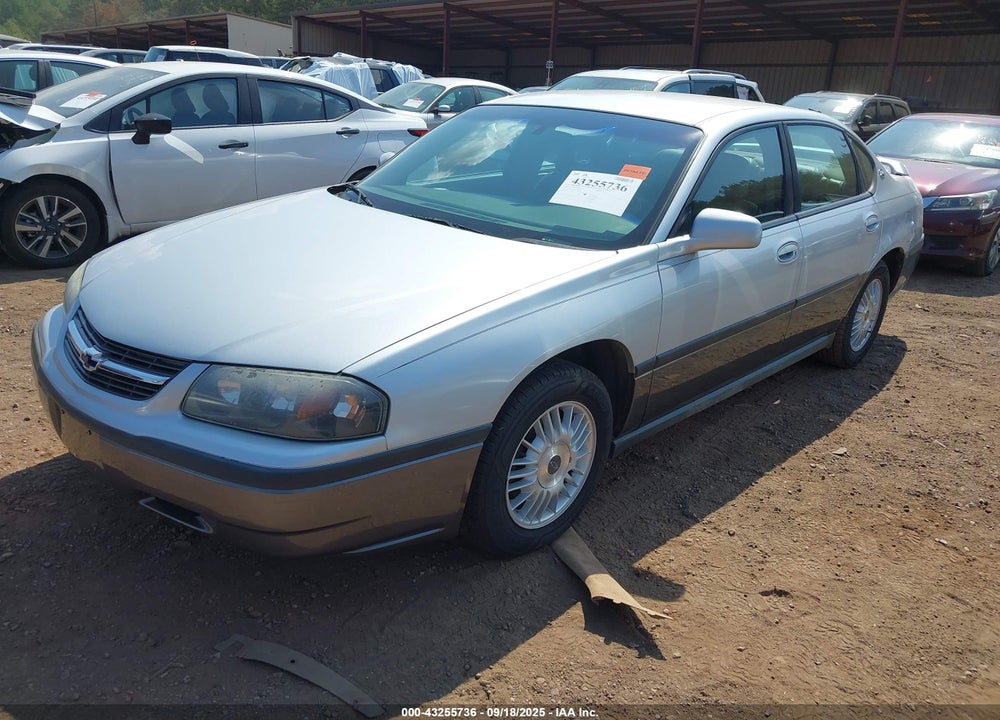 2000 CHEVROLET IMPALA VIN: 2G1WF55K3Y9180651